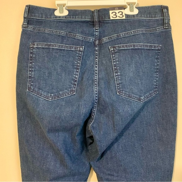 GAP The Skinny Sky High dark wash jeans size 33/16R NWT - Picture 7 of 8